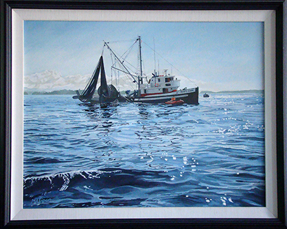 Fish Boat on the West Coast