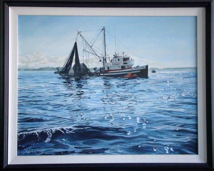 Fish Boat on the West Coast