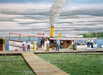 Ferry Sea Bird on White Lake