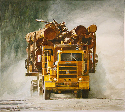 Hayes Logging Truck